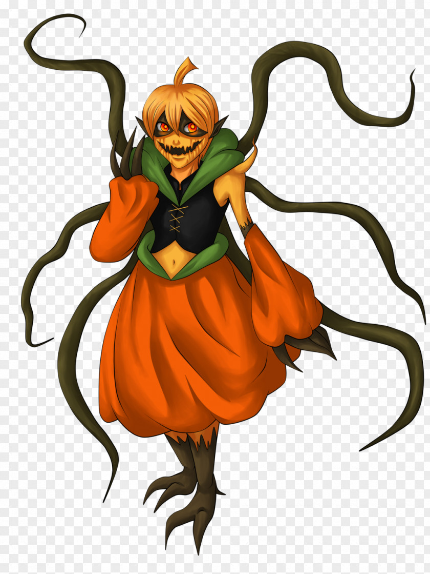 Demon Pumpkin Legendary Creature Clip Art PNG