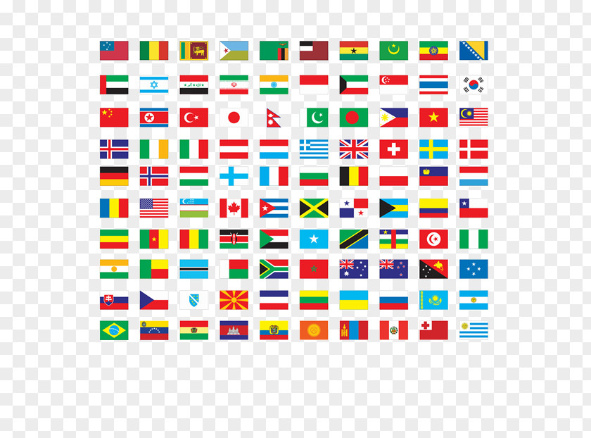 Flag Flags Of The World Coloring Book PNG