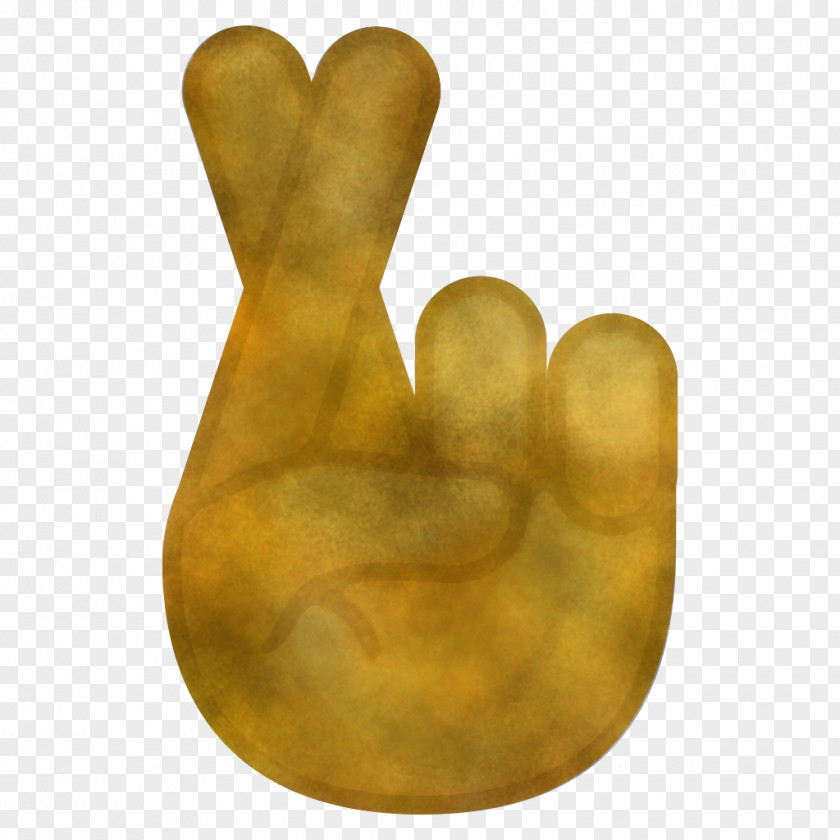 Hand Yellow Finger Gesture Metal PNG