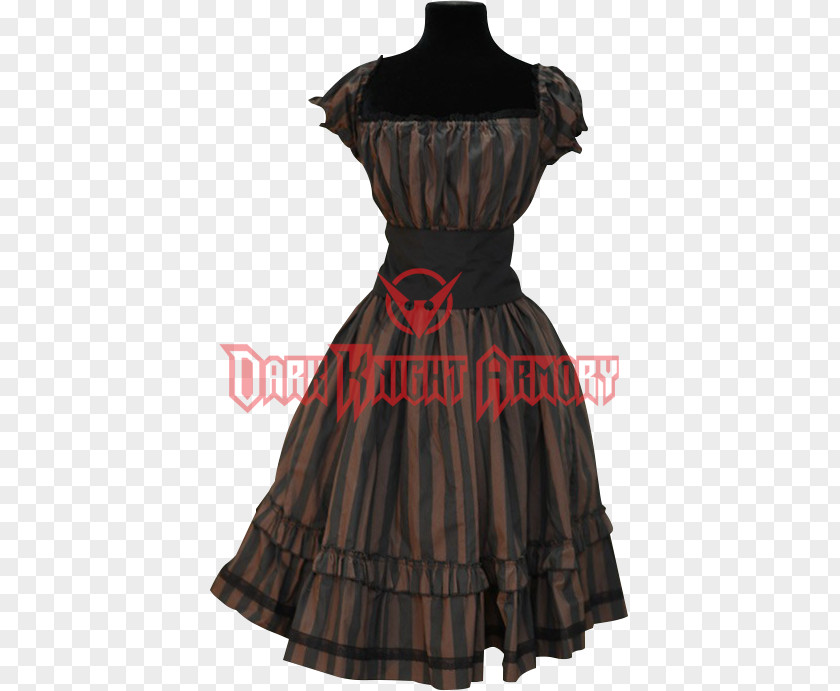 Renaissance Dress Little Black Victorian Era Steampunk Fashion PNG