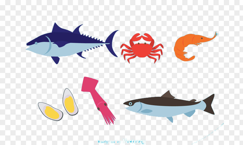 Shark Terror Spider Crab Fish Clip Art PNG