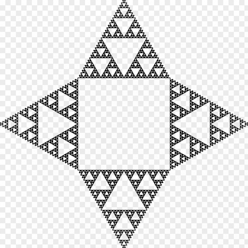 Triangle GIF Fractal Sierpinski Carpet PNG