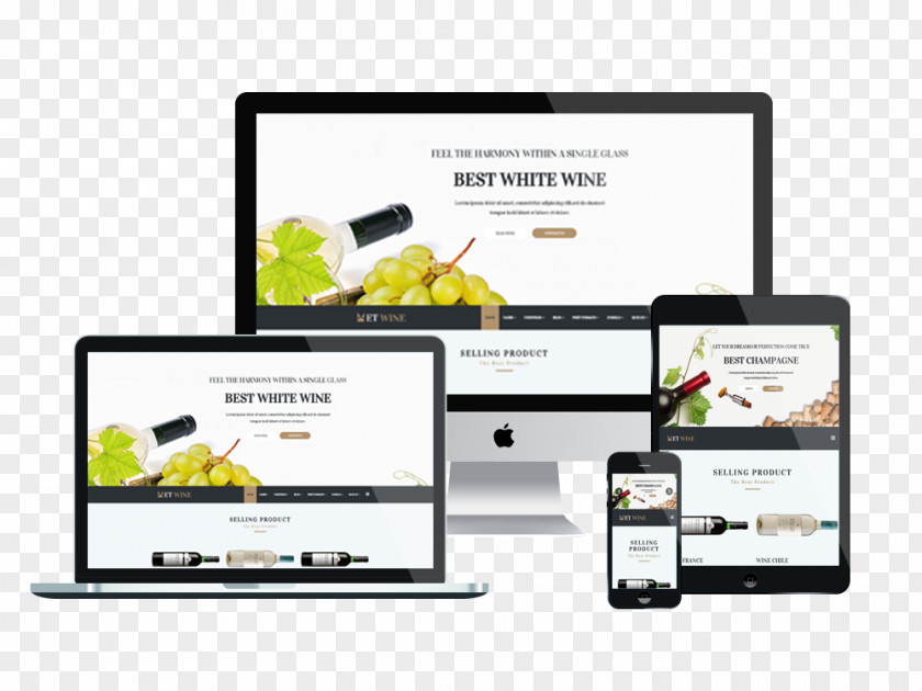 Web Design Responsive Development Template System PNG