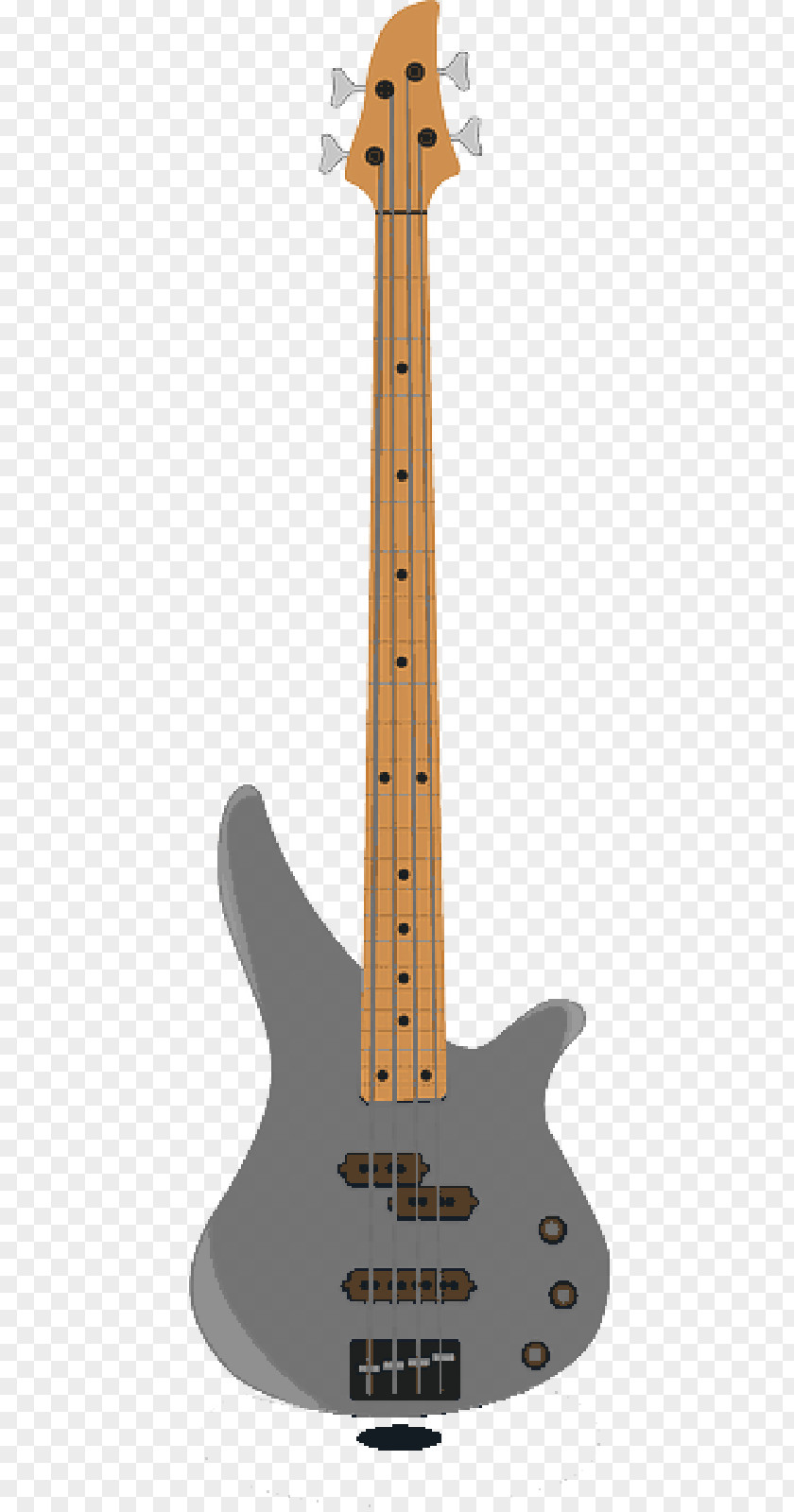 Bass Guitar Double Electric String PNG