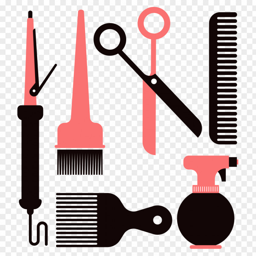 Beauty Makeup Comb Barbershop Icon PNG