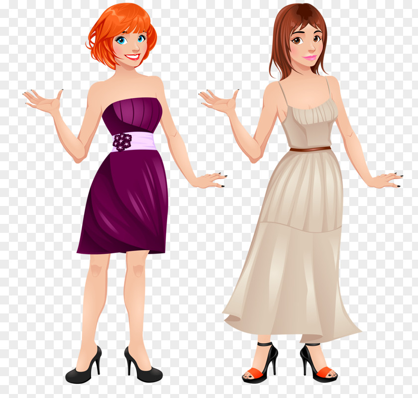 Dress Gown Wedding Drawing PNG