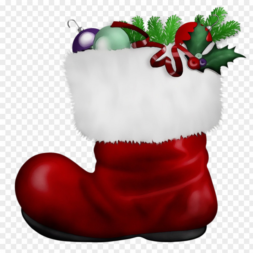 Plant Christmas Ornament Stocking PNG