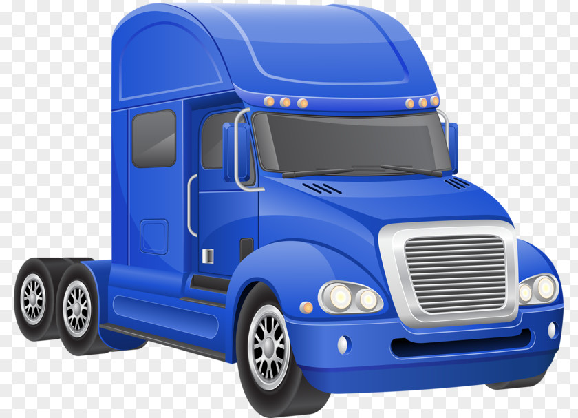 Big Blue Truck Pickup Royalty-free Clip Art PNG