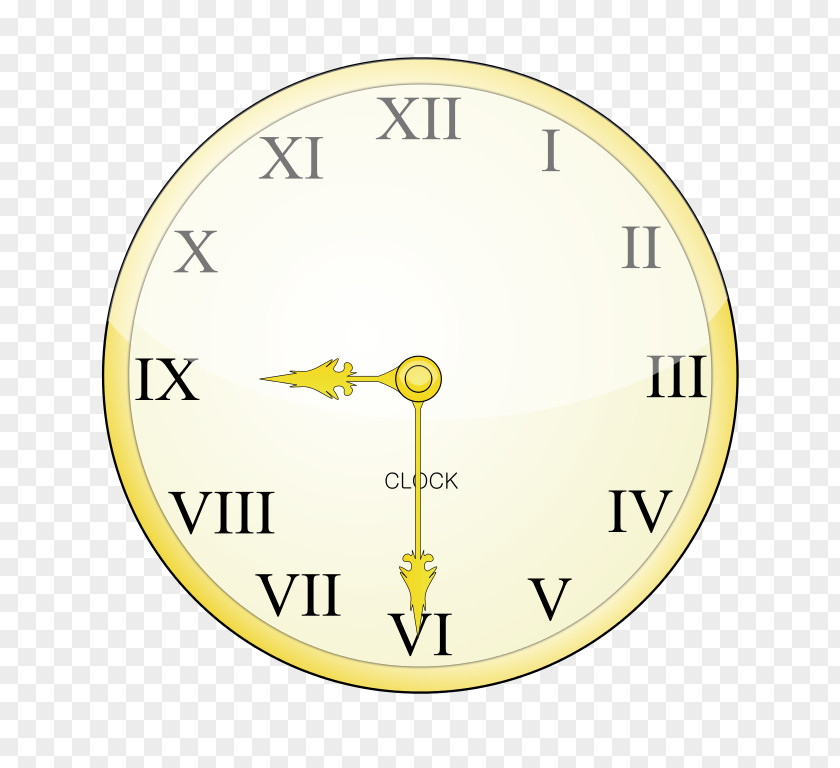 Clock Digital Roman Numerals Number Face PNG