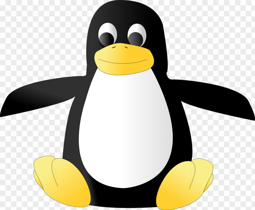 Linux Penguin Tux Clip Art PNG
