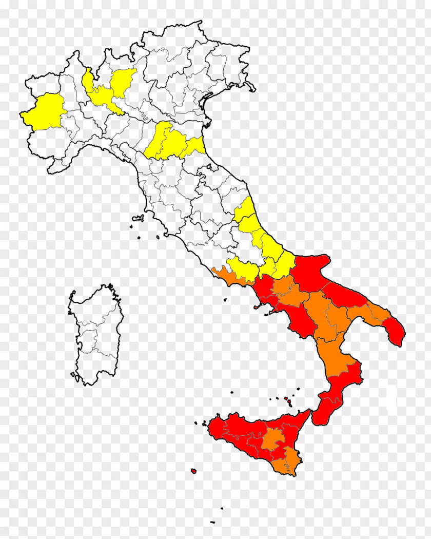 Map Regions Of Italy Flag Italian General Election, 2018 2013 PNG