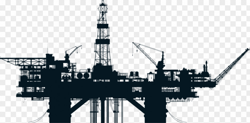 Oil Platform Drilling Rig Offshore Petroleum PNG
