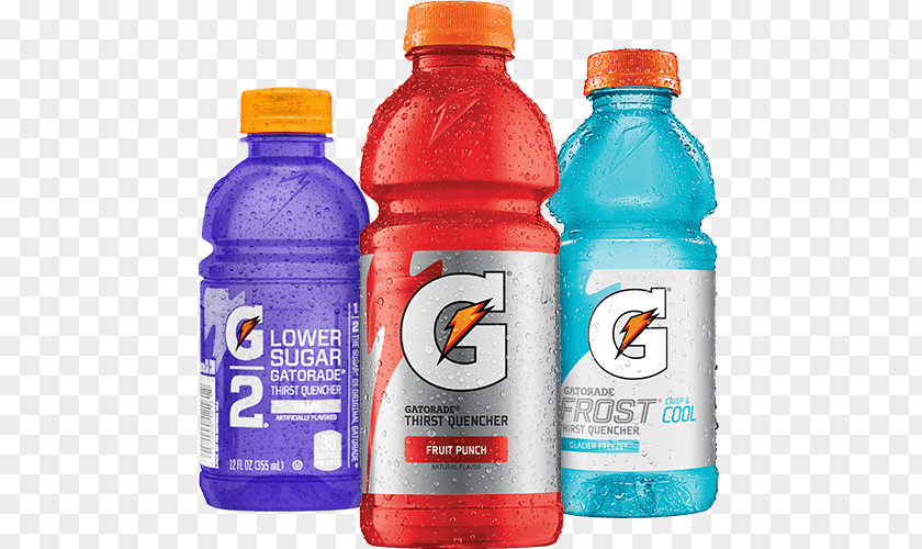 The Gatorade Company Sports & Energy Drinks Bottled Water Fizzy Enhanced Bottles PNG