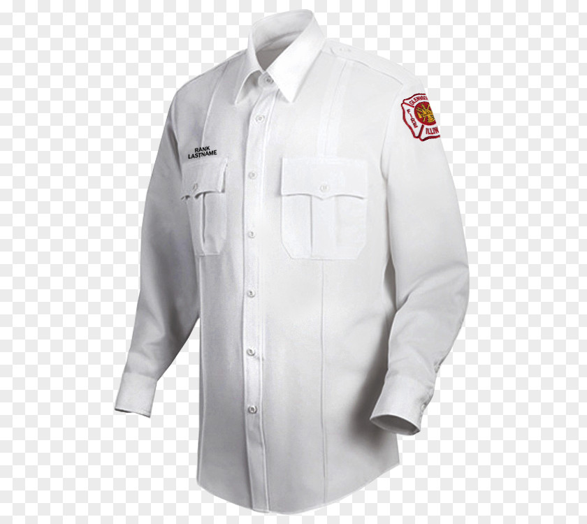 Dress Shirt White T-shirt Overcoat Collar PNG