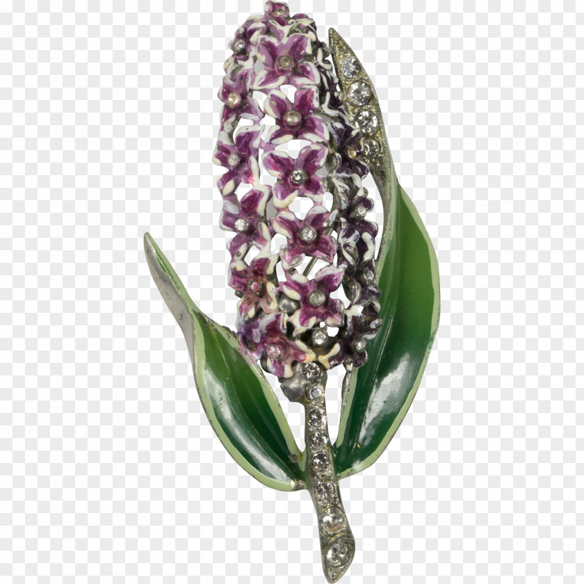 Hyacinth Brooch Jewellery Imitation Gemstones & Rhinestones Corocraft Costume Jewelry PNG