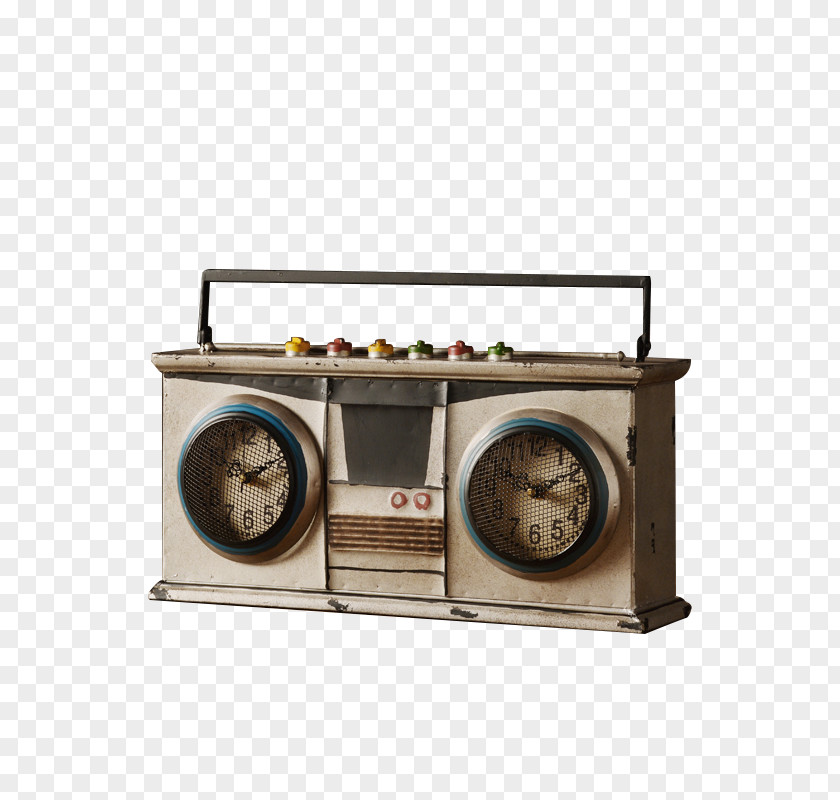 Simple Clock Radio Accessories Pendulum Furniture PNG
