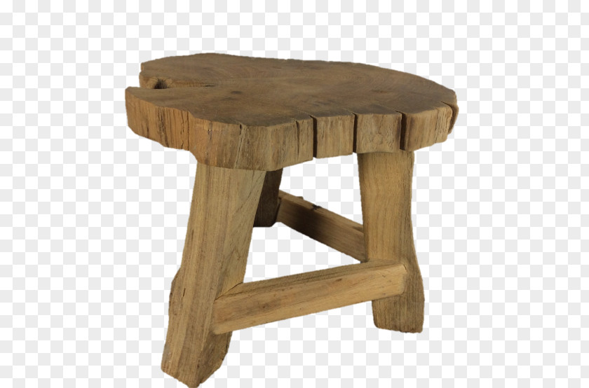 Wooden Small Stool Garden Furniture Teak Table PNG