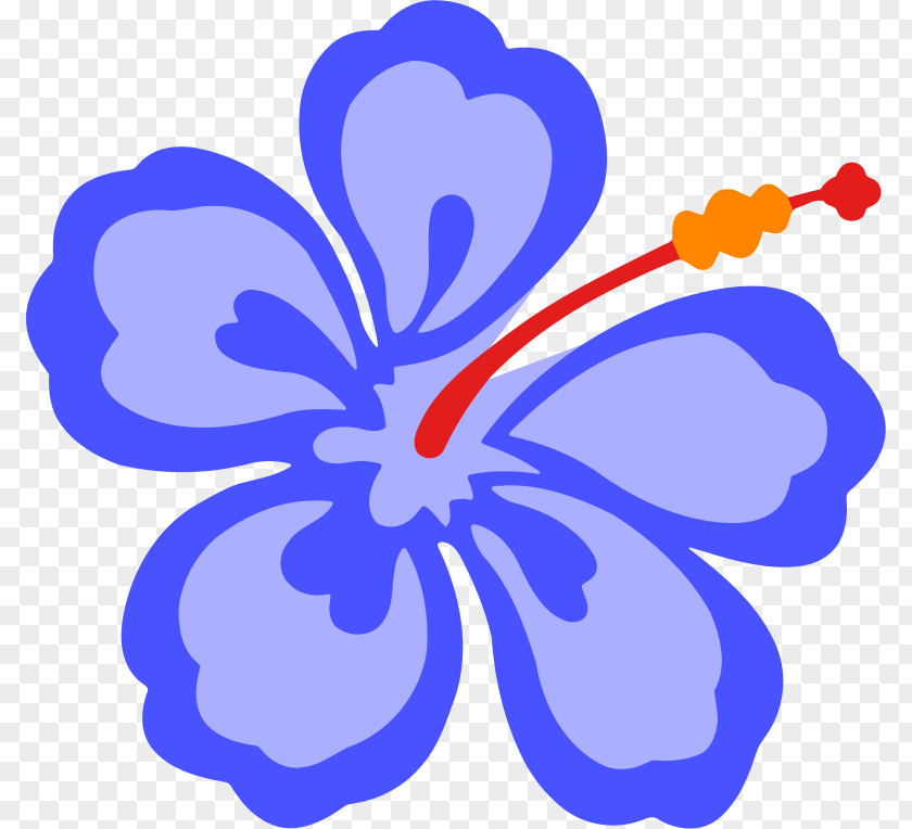 180 Degree Hawaiian Language Clip Art Flower Rosemallows PNG