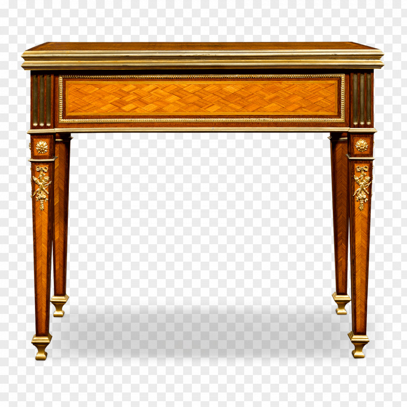 Antique Furniture Table Mahogany Chess Louis XVI Style PNG