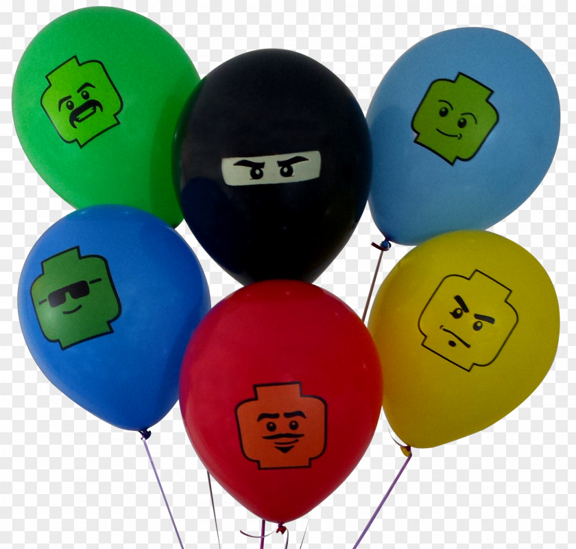 Balloon Lego Ninjago Party Toy PNG