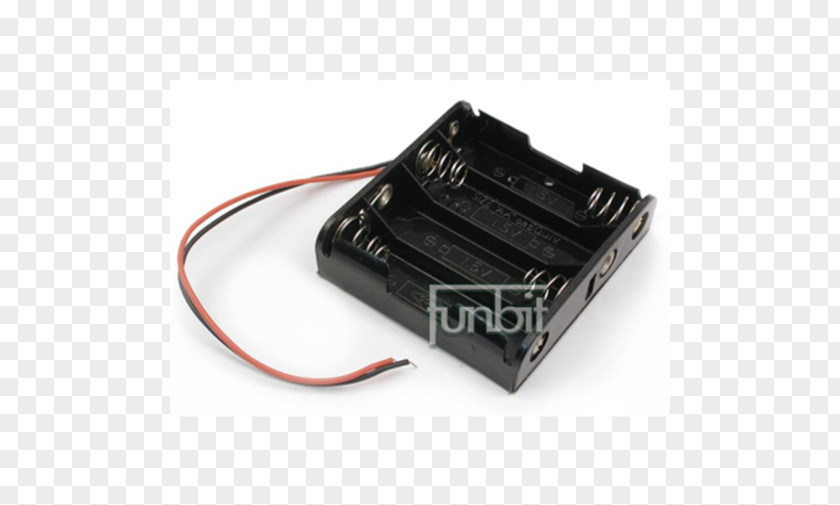 Battery Holder Charger Electric AA Electronics PNG
