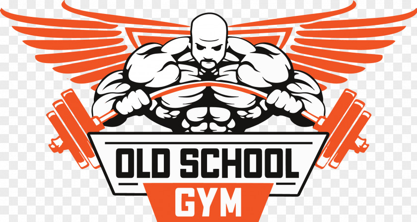 Bodybuilding Sport Sticker Fitness Centre Фитнес клуб OLD SCHOOL GYM PNG
