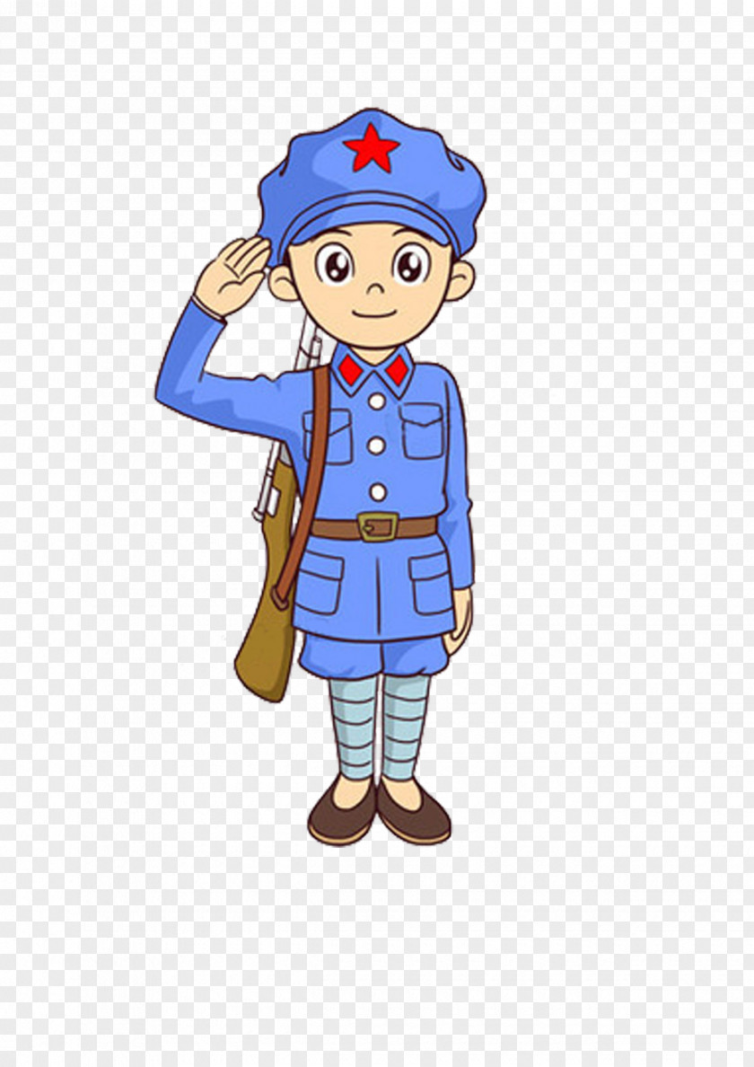 Cartoon Characters Soldier Military Personnel PNG