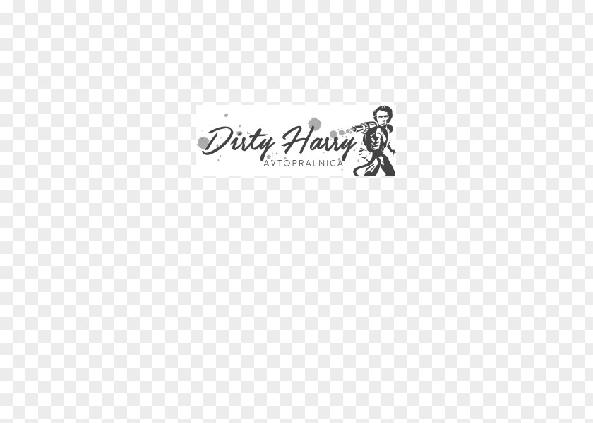 Dirty Harry Logo Brand Line White Font PNG