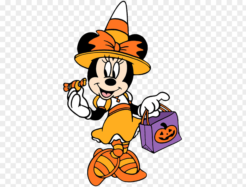 Halloween Mickey Minnie Mouse Figaro Costume Clip Art PNG