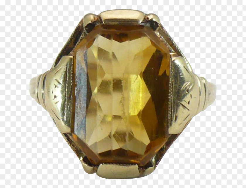 Ring Gold Jewellery Citrine Diamond PNG