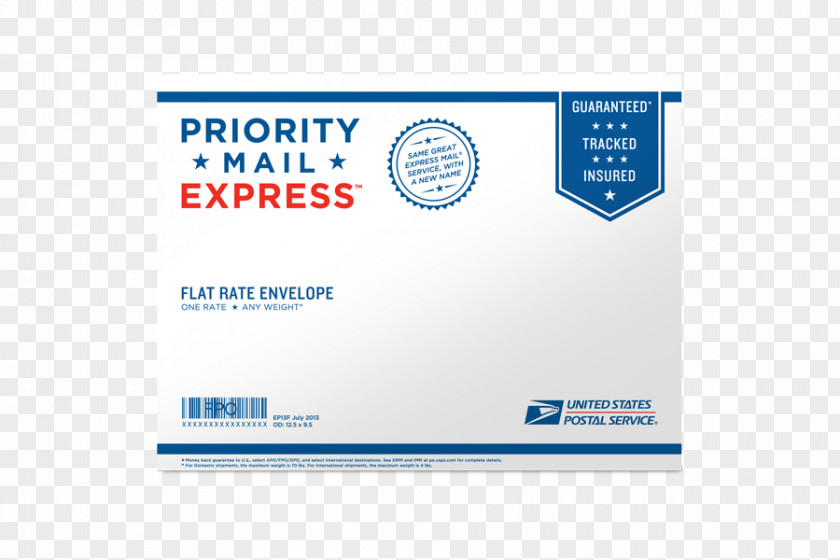 Envelope Express Mail United States Postal Service Cargo PNG