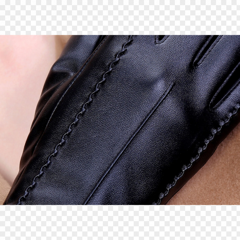 Leather Glove Material Shoe Zipper PNG