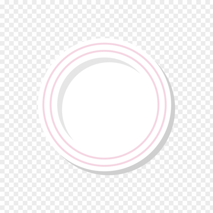 Red And White Plates Circle PNG