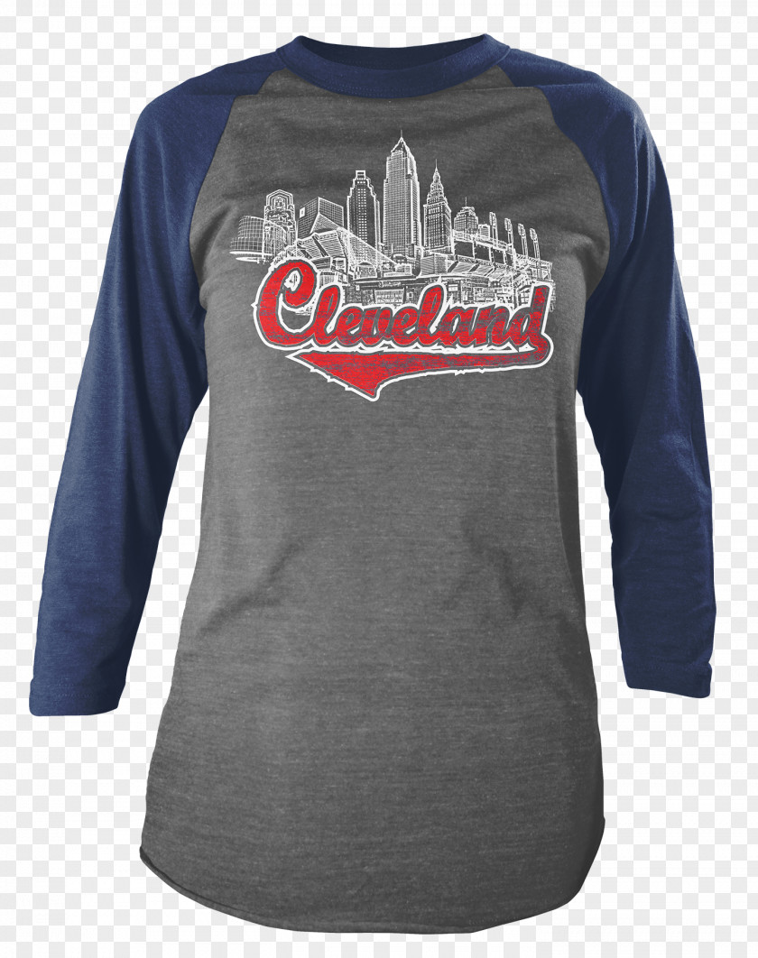 T-shirt Long-sleeved Hoodie Cleveland PNG