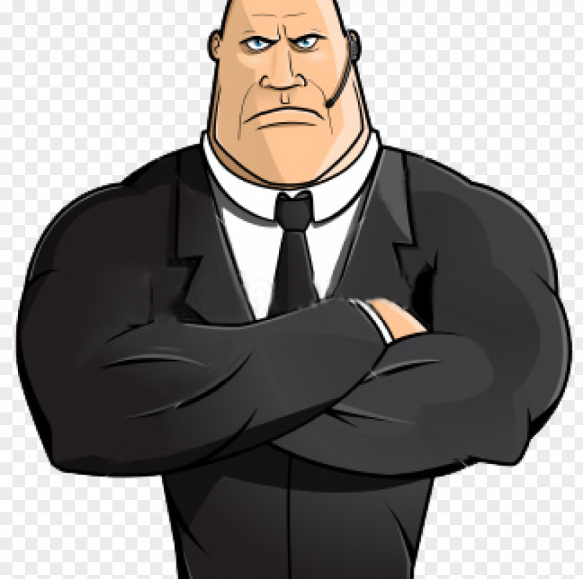 Officer-cartoon Bouncer Clip Art Bodyguard Security Guard Royalty-free PNG