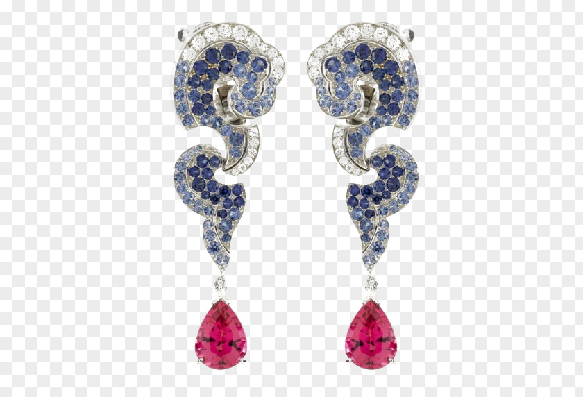 Ruby Brooch Earring Sapphire Jewellery Diamond Gemstone PNG