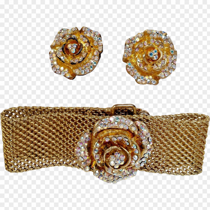 Vintage Antique Yantai Yantai. Jewellery Earring Parure Imitation Gemstones & Rhinestones Charm Bracelet PNG