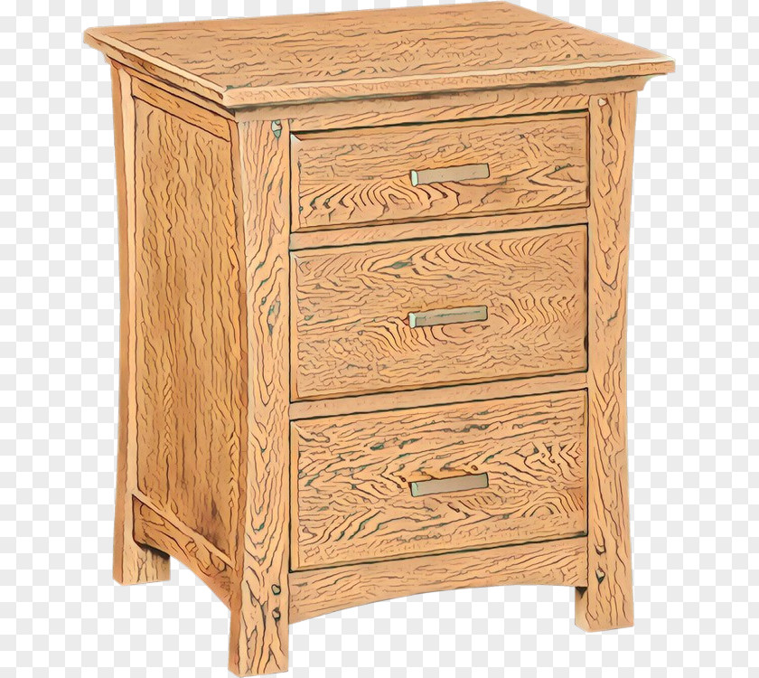Wood Filing Cabinet Drawer Furniture Nightstand Chest Of Drawers Dresser PNG