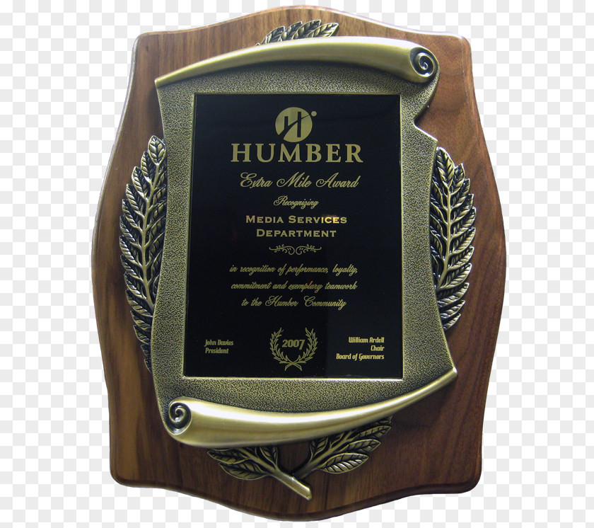 Humber College Boulevard Award Trophy Tea PNG