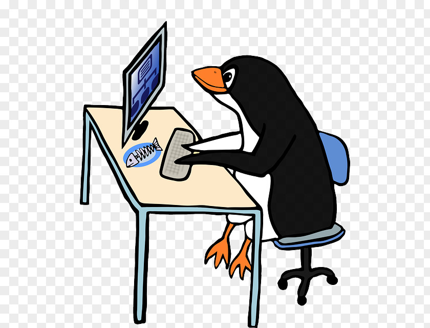 Penguin Computer Tux Clip Art PNG