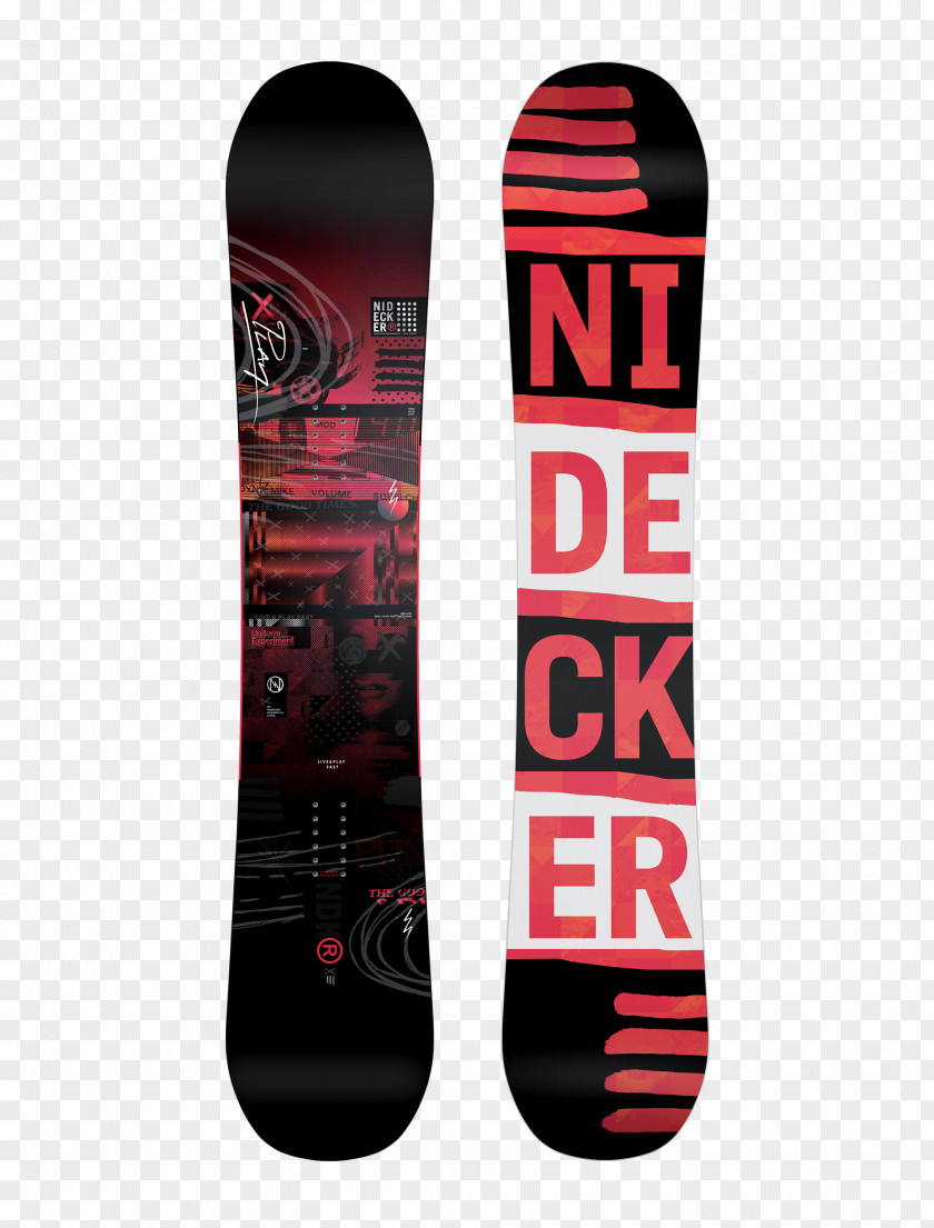 Snowboard Nidecker Product Design PNG