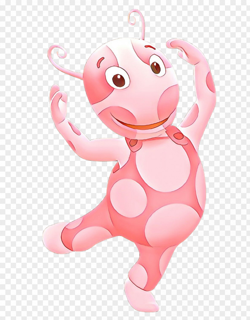 Fictional Character Stuffed Toy Pink Cartoon Animation Clip Art PNG