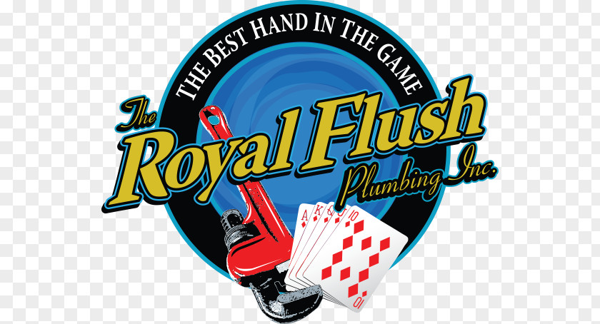 Royal Flush Plumbing Plumber Logo Brand PNG