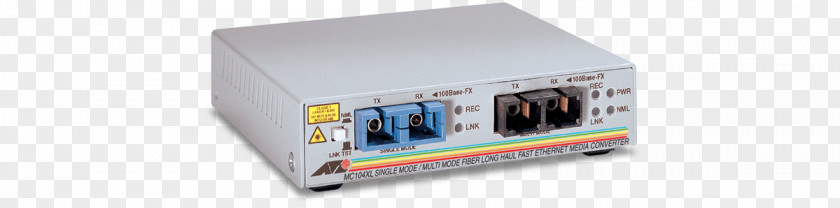 SC Multi-mode / Single-mode Optical Fiber Electronics FiberOthers Allied Telesis AT MC104XL Transceiver PNG