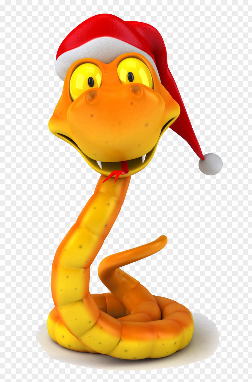 Snake Wearing Christmas Hats Vipers Royalty-free Stock Photography Illustration PNG