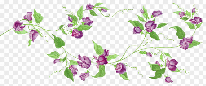 Transparent Floral Cliparts Flower Purple Clip Art PNG