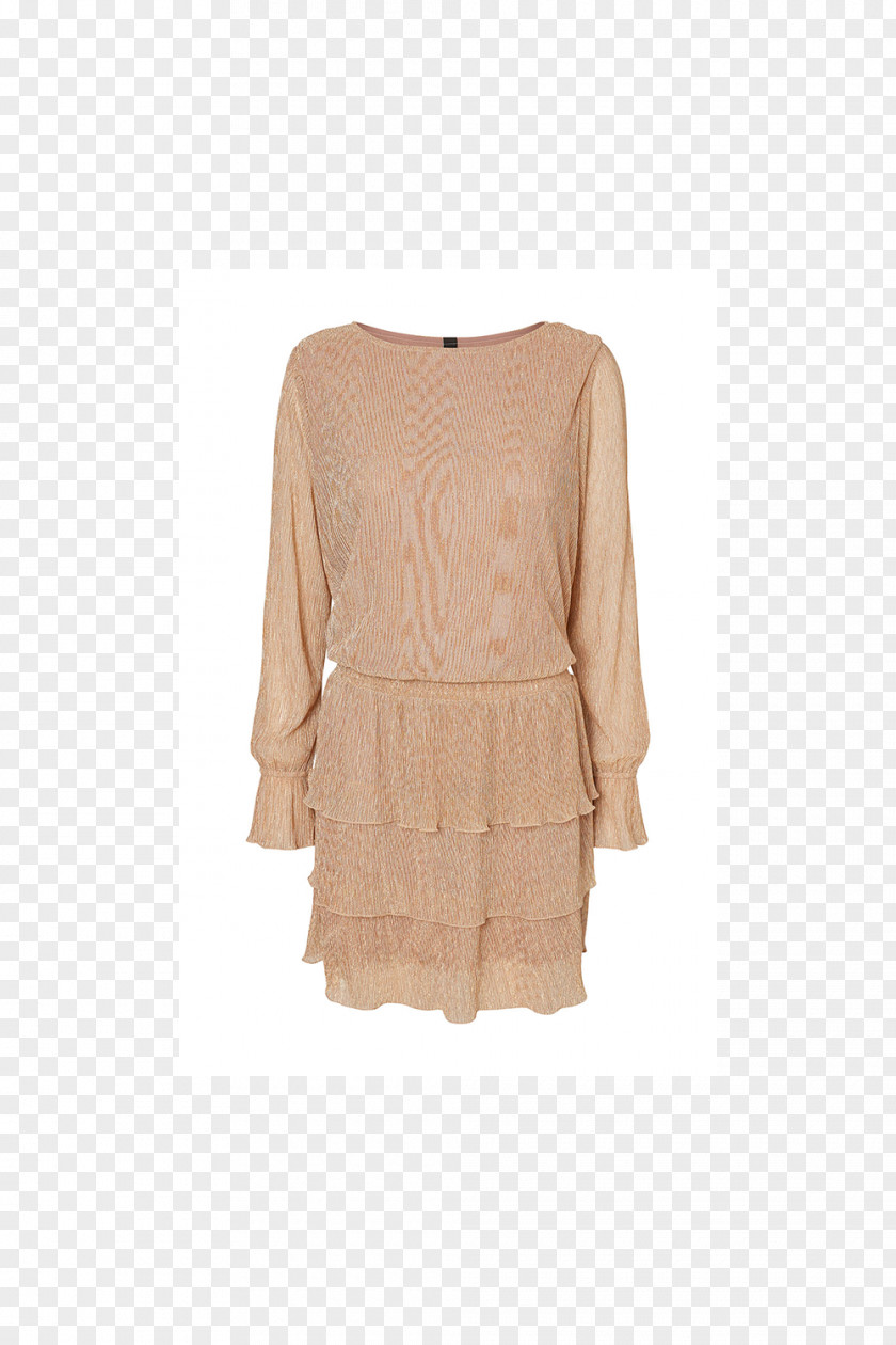 Curd Beige Dress PNG