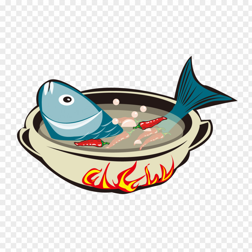 Food Hot Pot Chinese Cuisine Shuizhu Barbecue Fish PNG