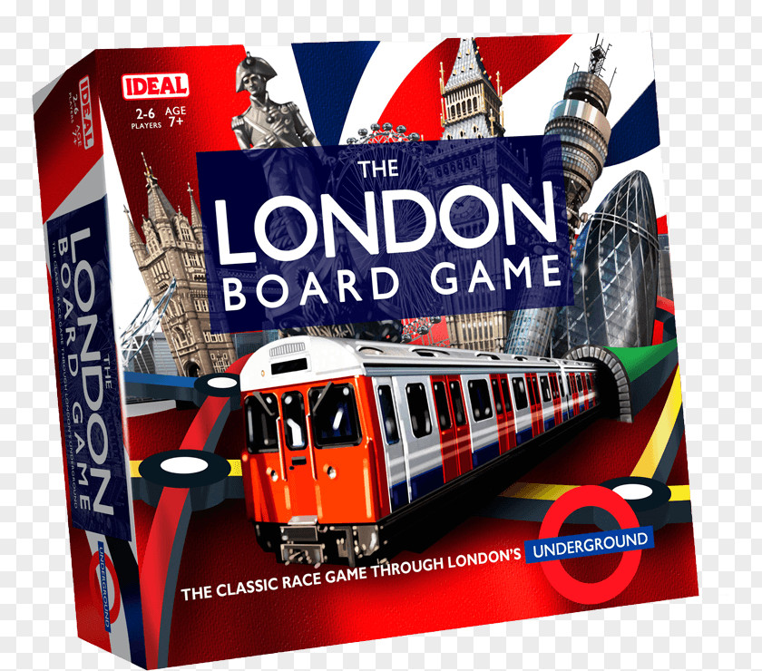 London Underground Ideal The Board Game Totopoly PNG