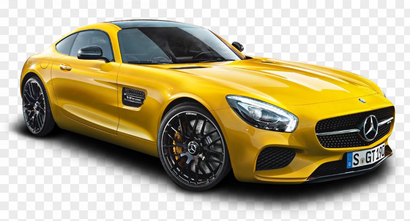 Yellow Mercedes Benz AMG GT Car Mercedes-Benz S-Class E-Class PNG